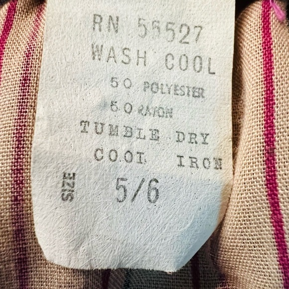 NOAH’S FLOOD DALLAS, TEXAS VINTAGE PAISELY, RUFFLED COOKS’S APRON SKIRT SIZE 5/6 - Picture 4 of 9